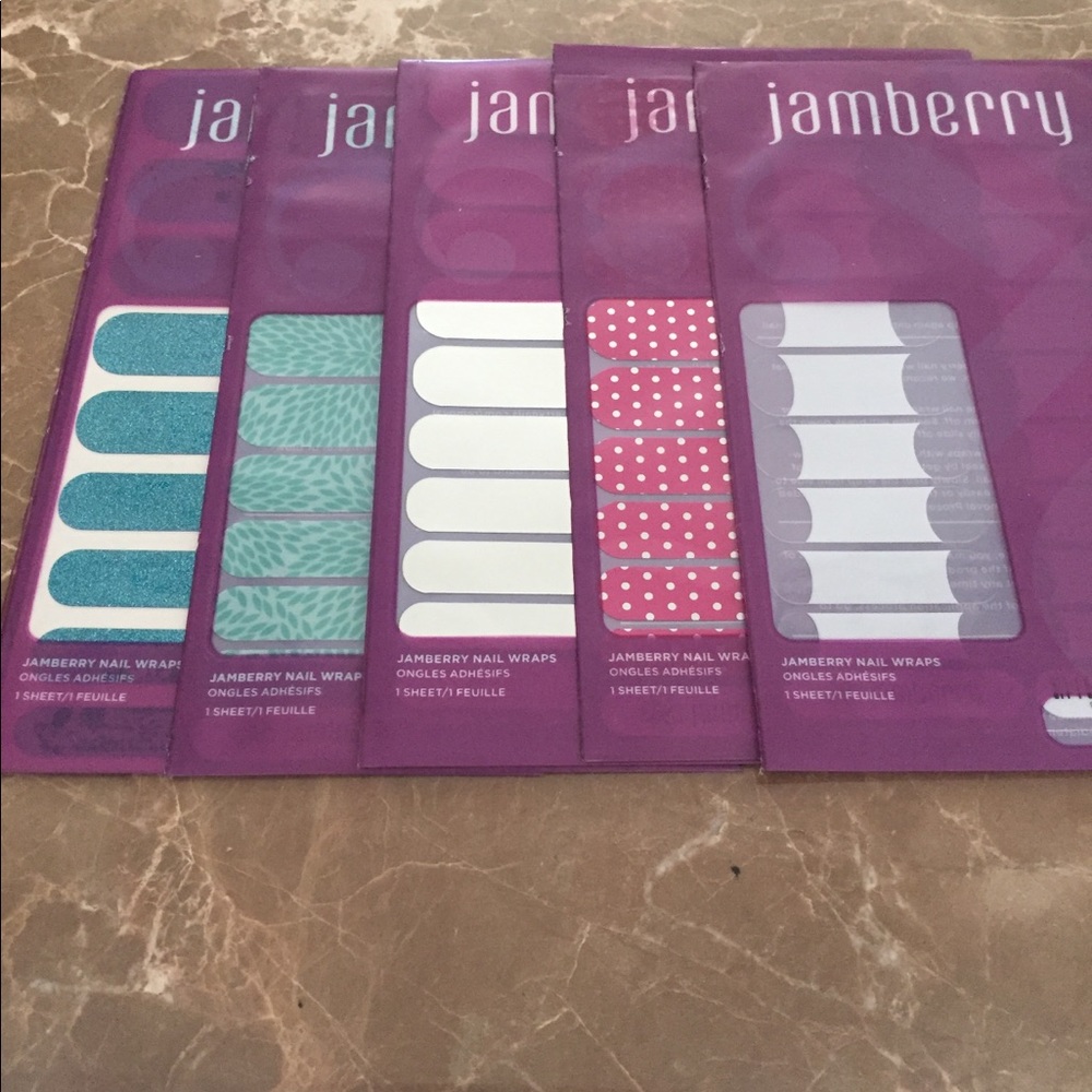 Jamberry Nail Wrap Bundle- Brand New!!